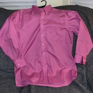 Mens Chaps long sleeve dress shirt size Large